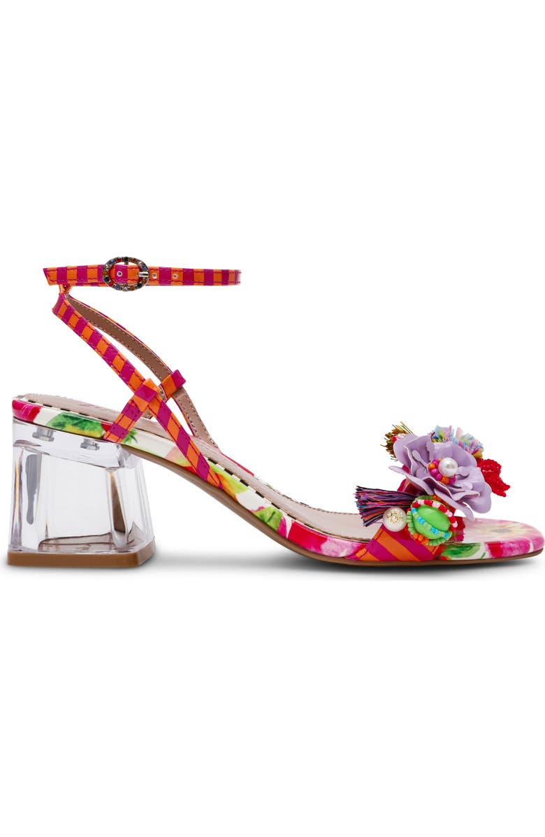Betsey Johnson Merrily Ankle Strap Sandal, Alternate, color, Bright Multi
