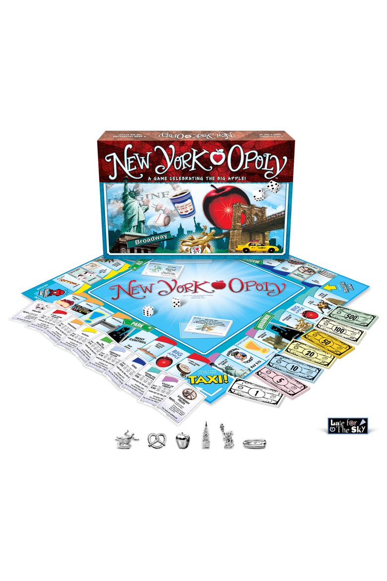 New Yorkopoly Monopoly Board Game, Main, color, Multicolored