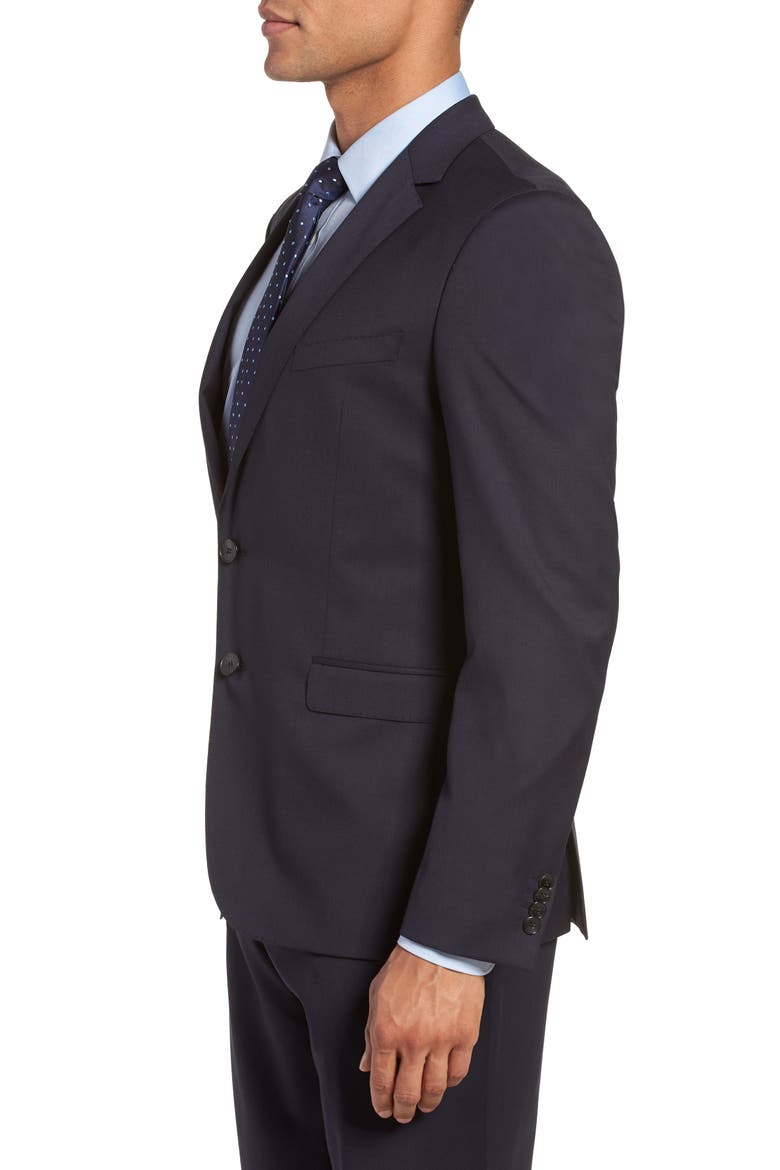 Ryan CYL Extra Slim Fit Solid Wool Blazer, Alternate, color, DARK BLUE