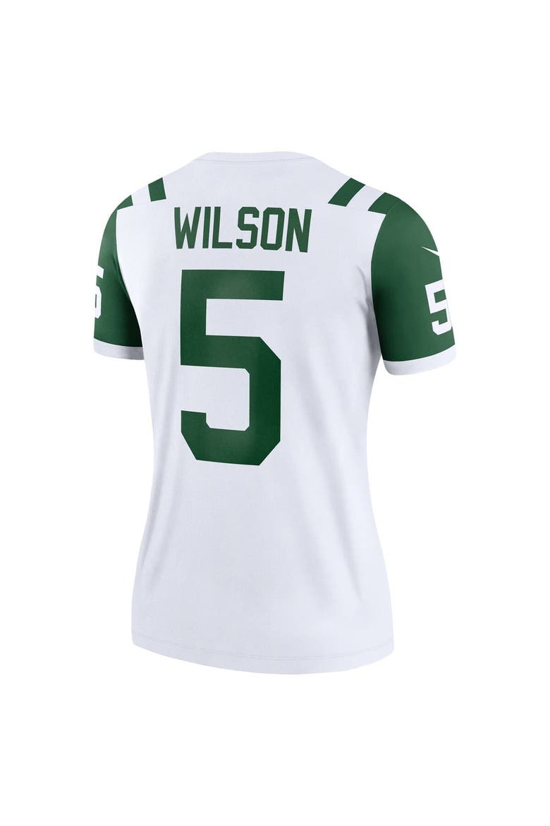 Women's Nike Garrett Wilson Classic Alternate White New York Jets Alternate Legend Player Performance Top, Alternate, color, White