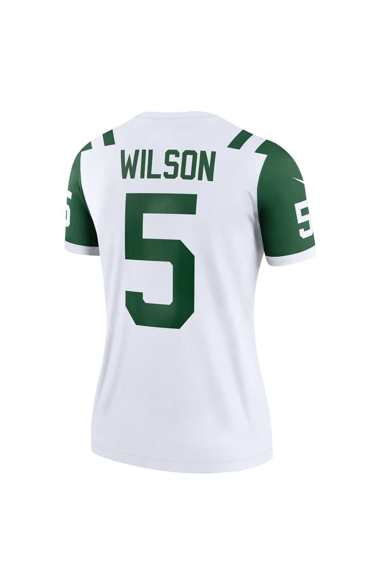 Nike Women's Nike Garrett Wilson Classic Alternate White New York Jets Alternate Legend Player Performance Top, Alternate, color, White