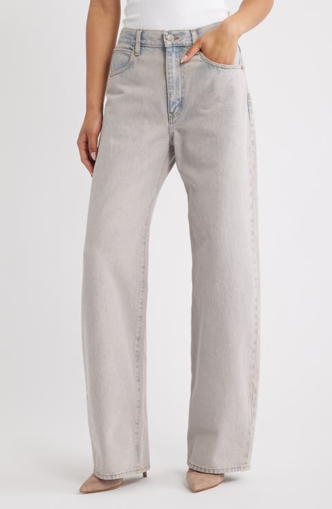 The Bow High Waist Barrel Jeans