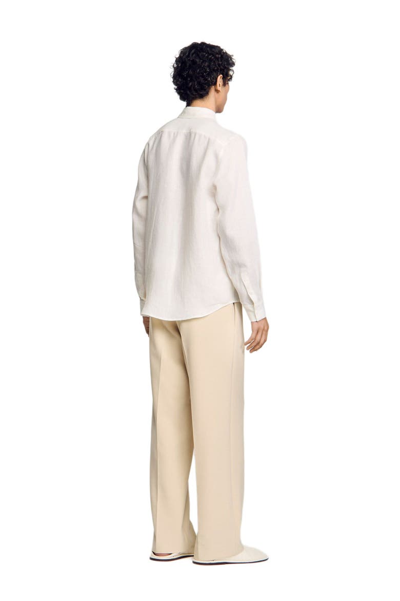Linen shirt, Alternate, color, Ivory.