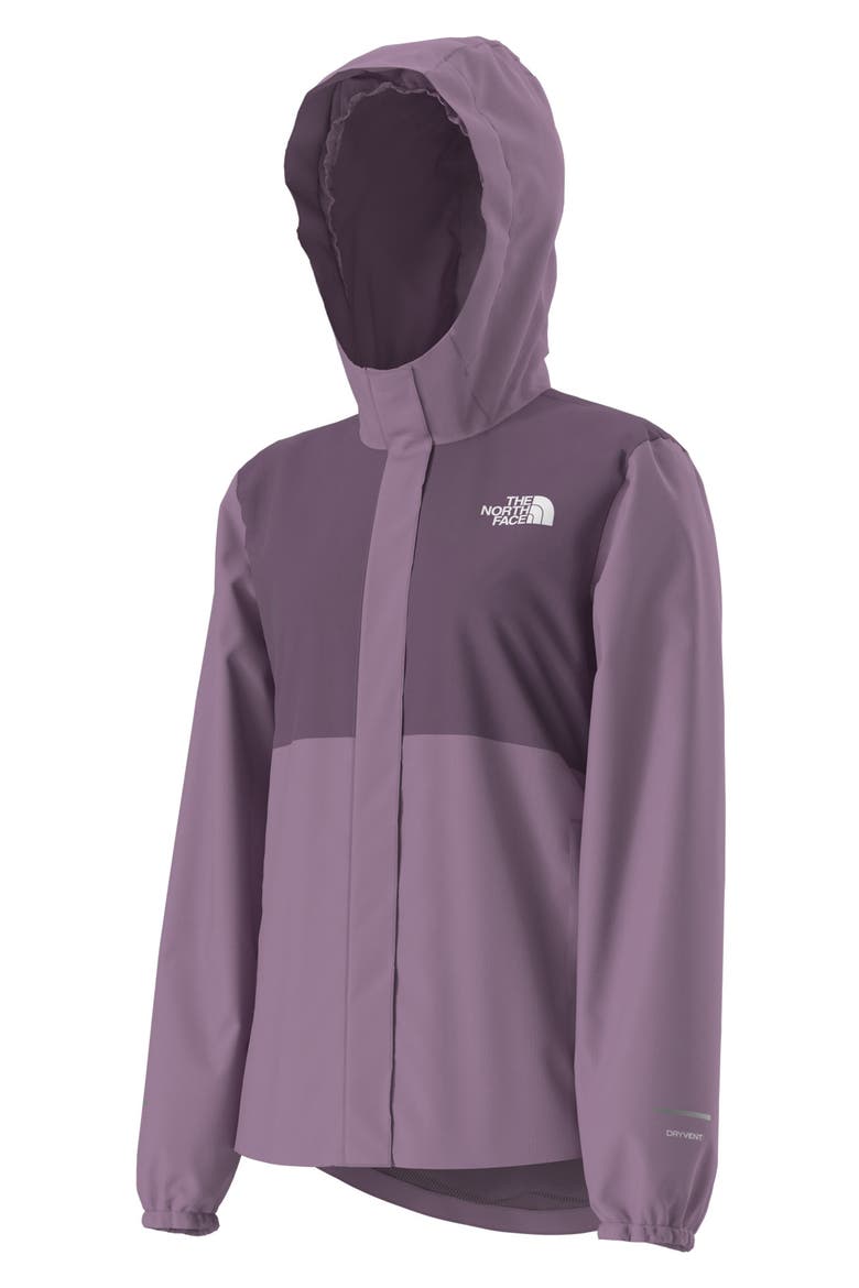 Kids' Antora Waterproof Rain Jacket, Alternate, color, HUSHED LAVENDER CHRO