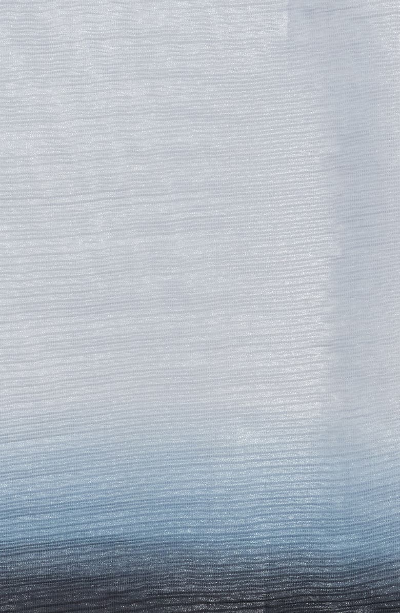 Steve Madden Ombré Crinkle Oversize Scarf, Alternate, color, Black/ Grey