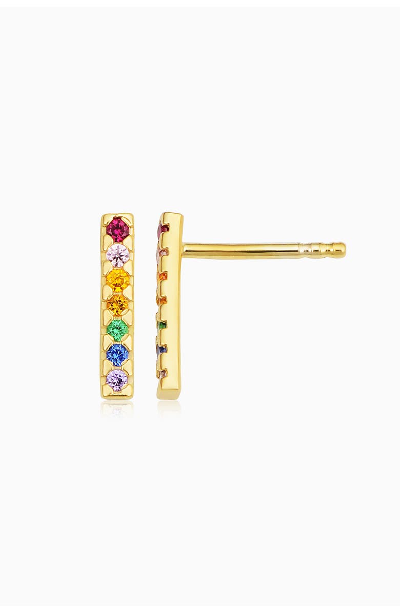 Oradina 14K Yellow Gold Life of the Party Studs, Alternate, color, Yellow Gold