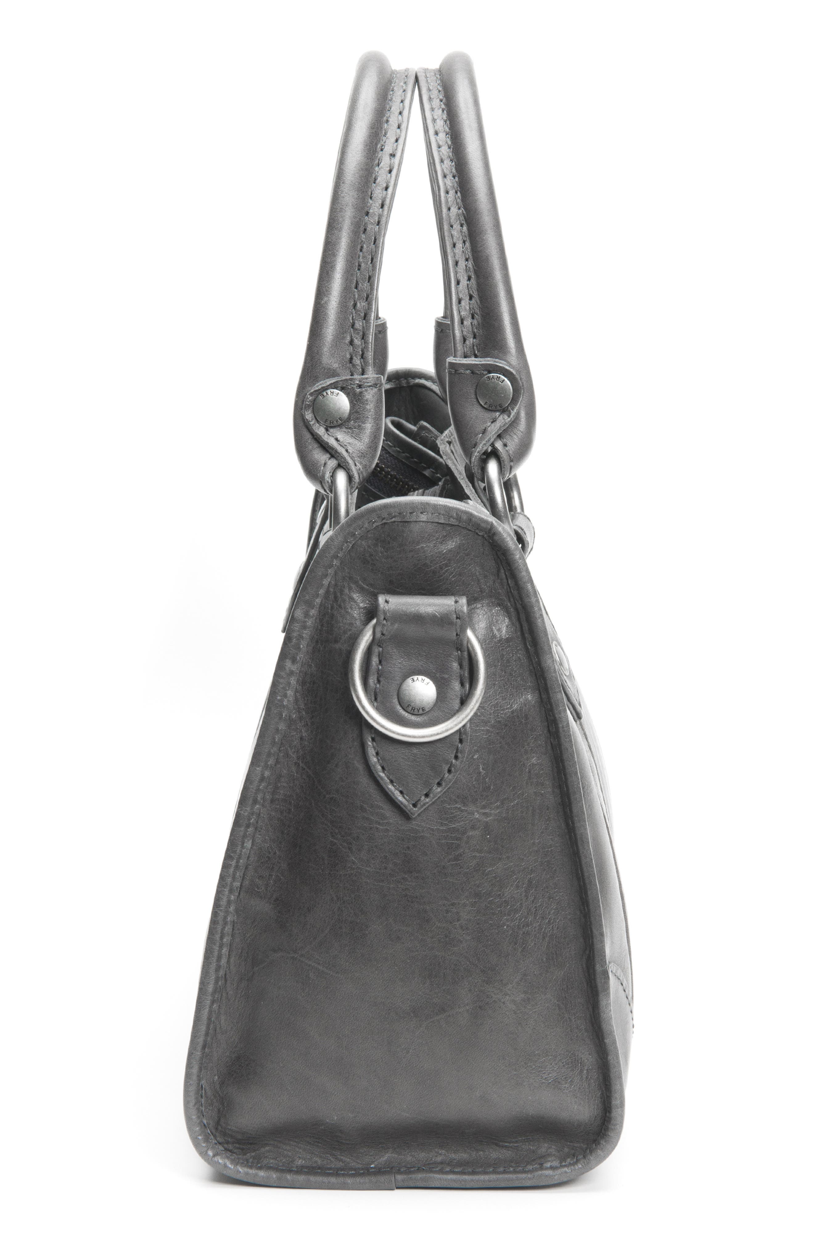 Frye 'Melissa' Washed Leather Satchel, Alternate, color, 