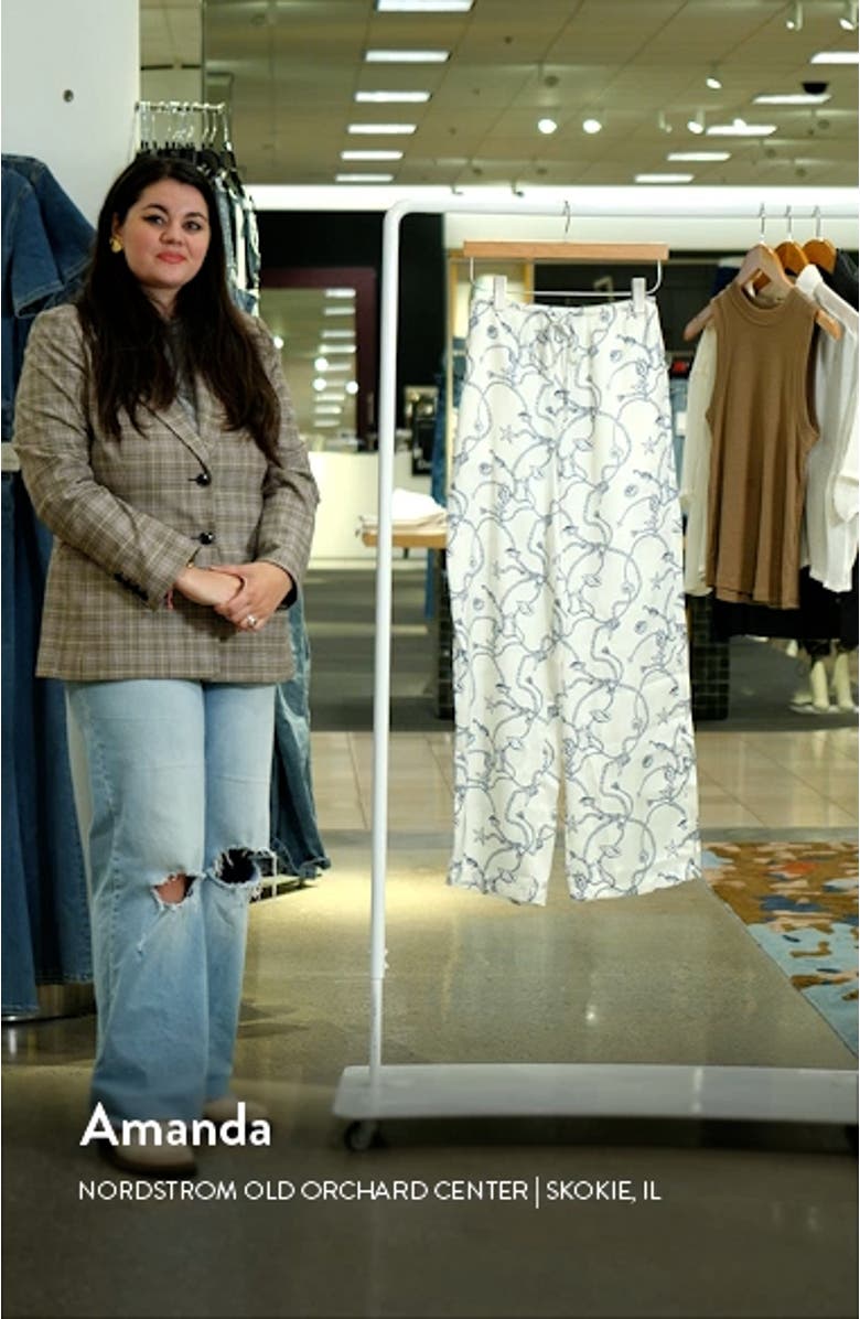 Damani Wide Leg Drawstring Pants, sales video thumbnail