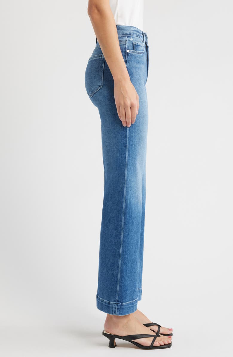 PAIGE Leenah High Waist Wide Leg Jeans, Alternate, color, Westminster