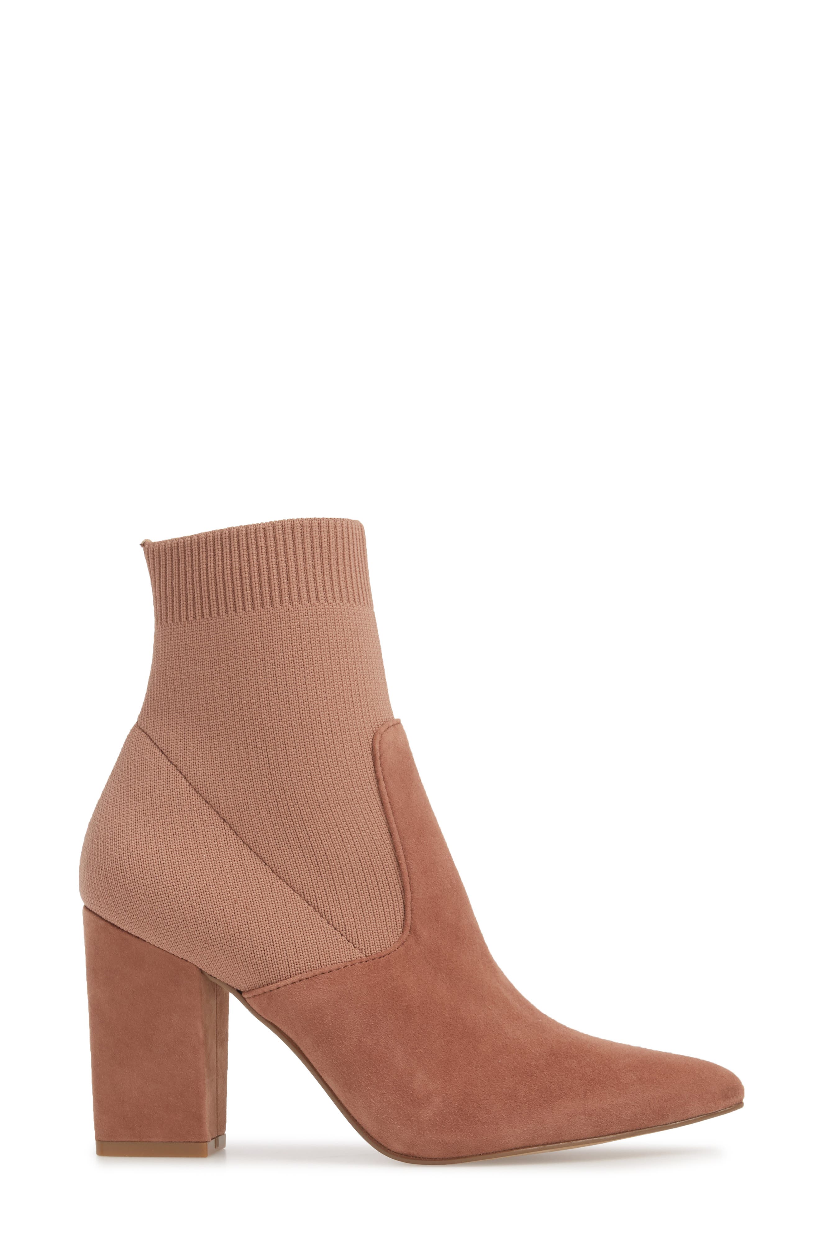 Reece Sock Bootie, Alternate, color, TAN SUEDE