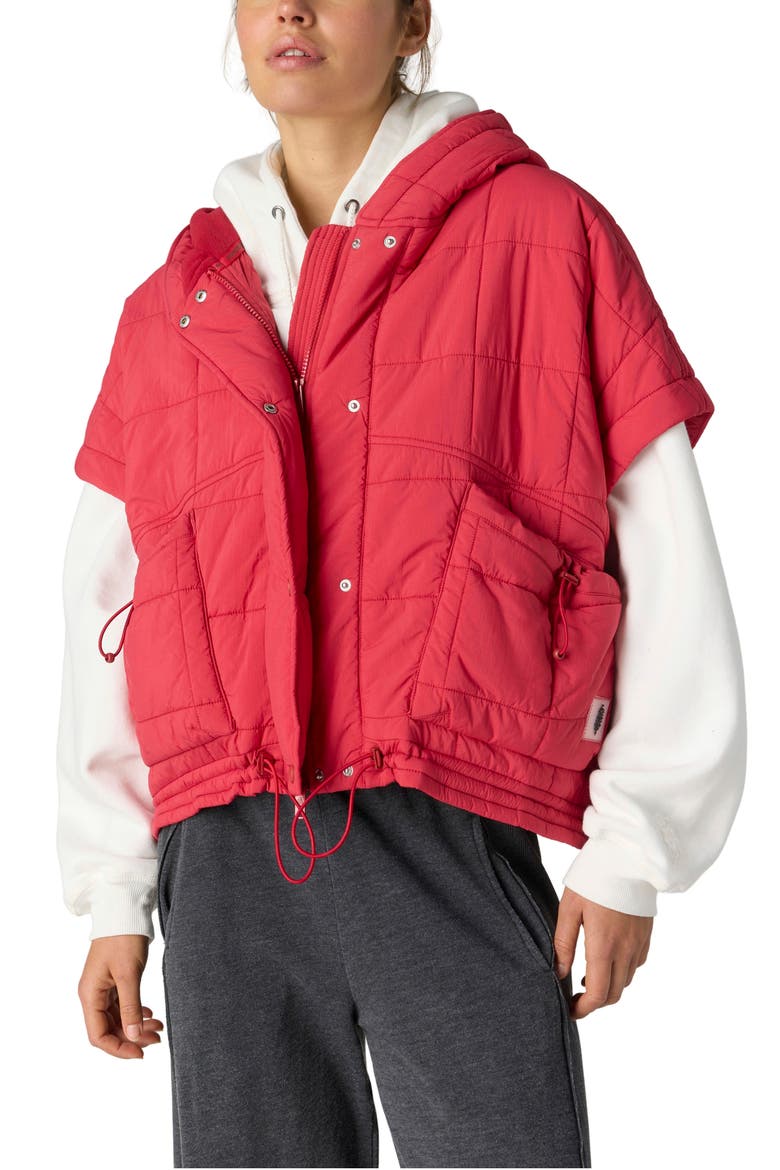 FP Movement Happy Trails Poncho, Main, color, CANDY APPLE