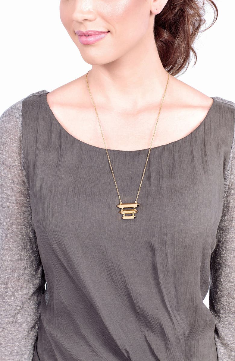 gorjana 'Layla' Tiered Necklace, Alternate, color,