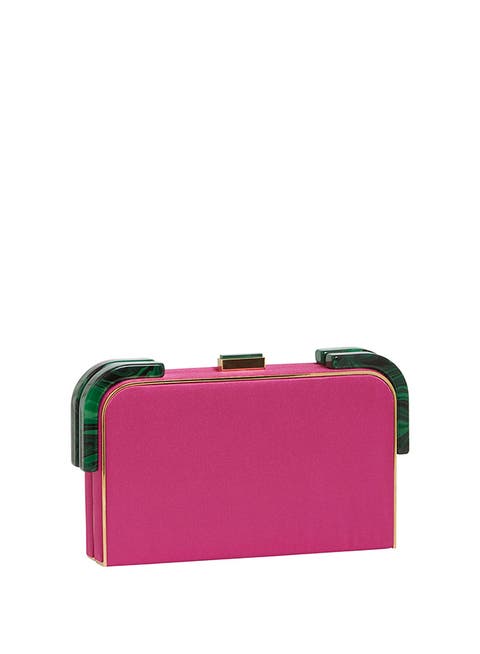 Liz Satin Clutch