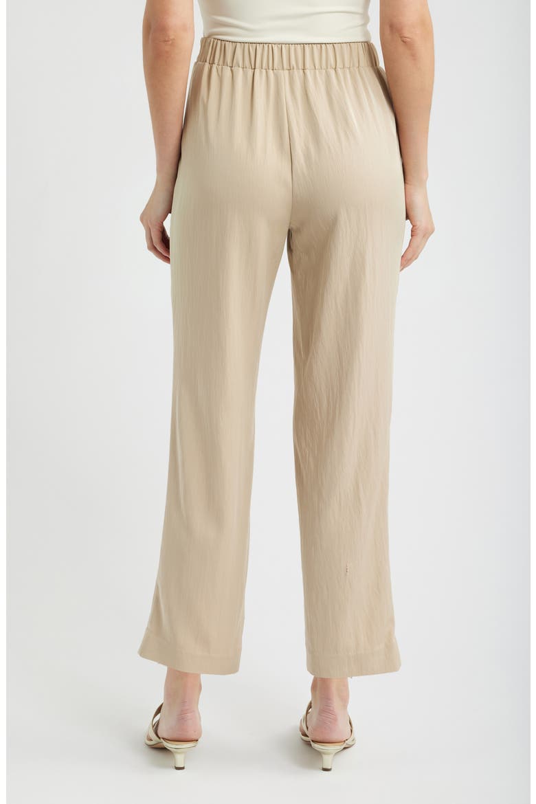 Tie Waist Crop Pants, Alternate, color, SAFARI