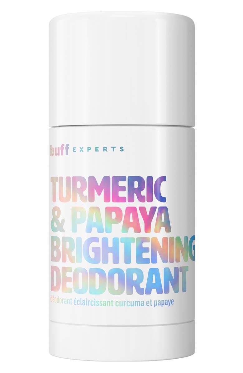 Buff Experts Turmeric & Papaya Brightening Deodorant, Main, color,