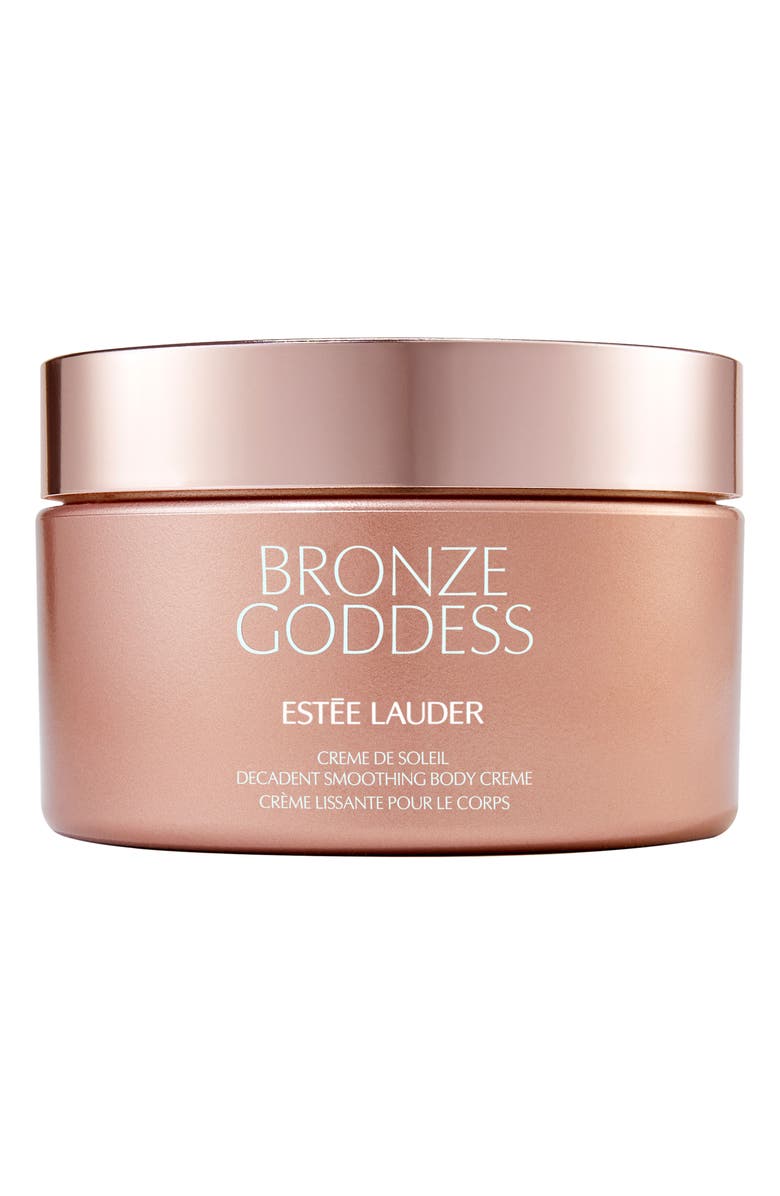 Estée Lauder Bronze Goddess Crème de Soleil Decadent Smoothing Body Crème, Main, color,