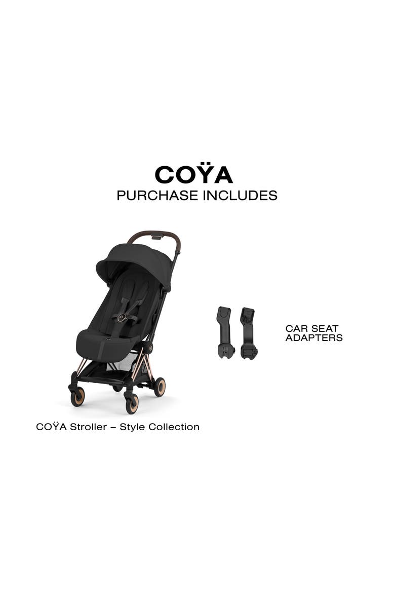 CYBEX Coya Compact Lightweight Travel Stroller – Style Collection, Alternate, color, 