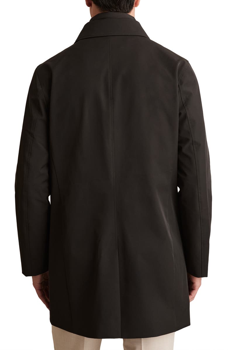 Reiss Logan Water Resistant Overcoat with Removable Funnel Neck Insert, Alternate, color, Brown