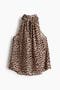  Light Beige/Leopard Print