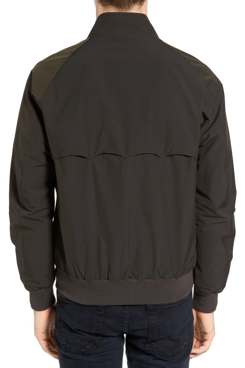 G9 Water Repellent Harrington Jacket, Alternate, color, BLACK