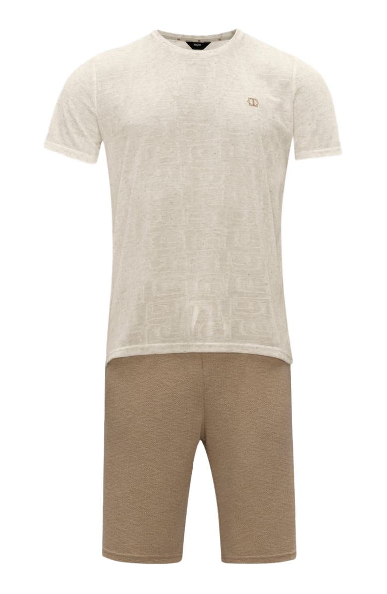 Togas Elver Men's pajama set, Alternate, color, Beige