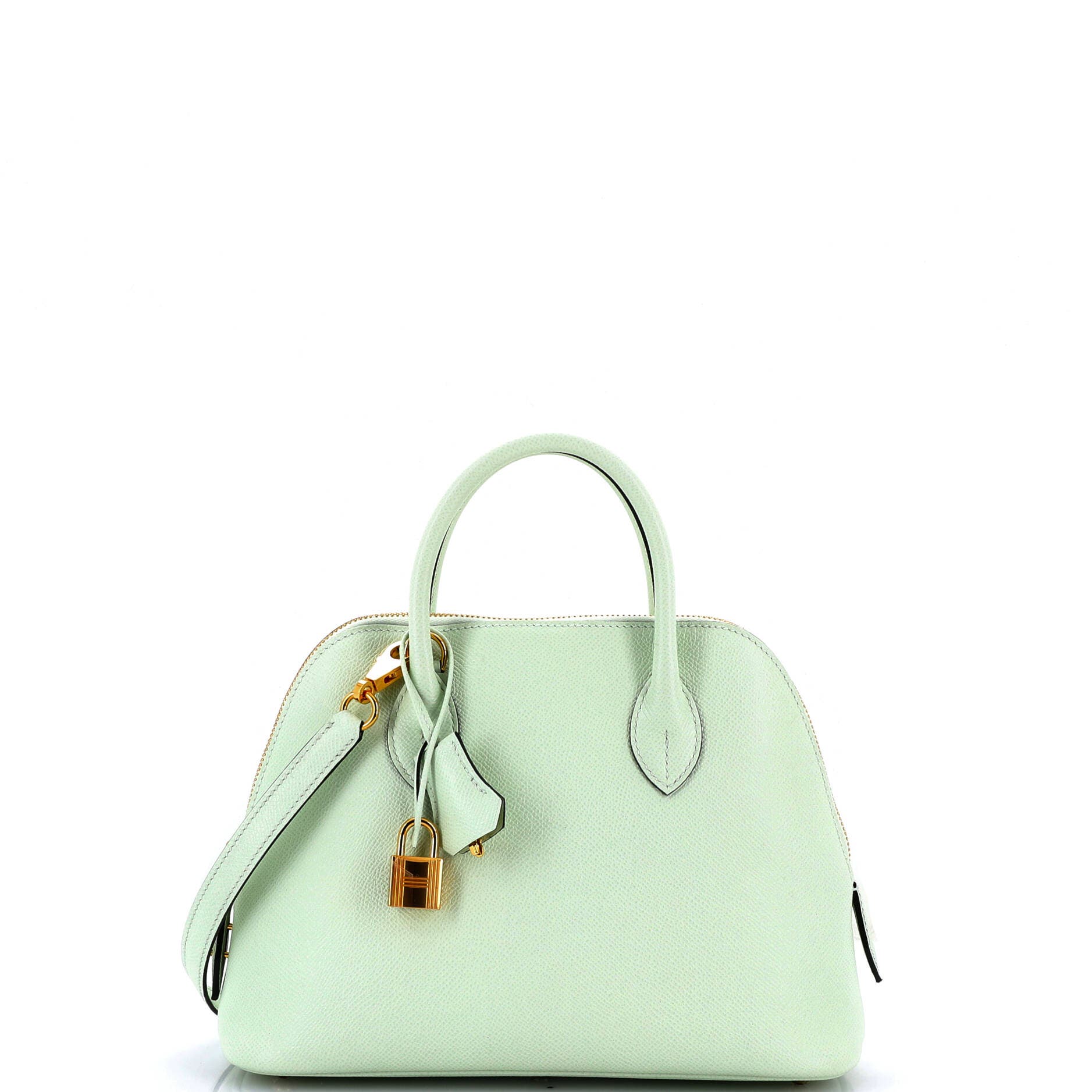 Pre-Owned Hermes Bolide 1923 Bag Epsom 25, Main, color, Vert Fizz