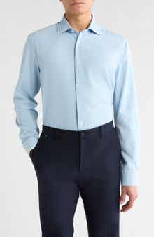 Waterton Cotton Denim Button-Up Shirt