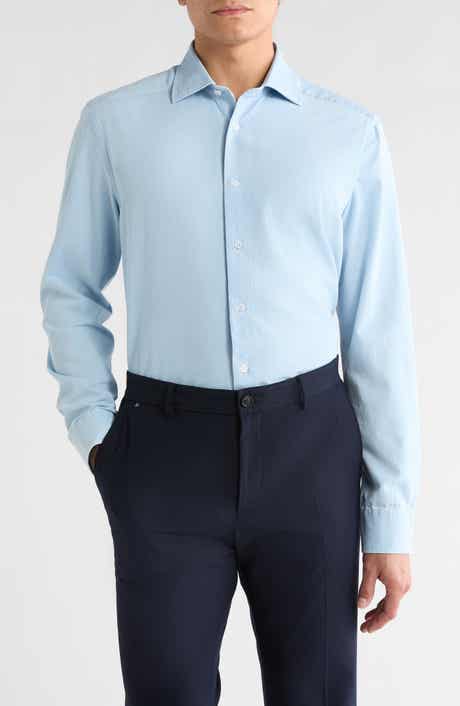 Waterton Cotton Denim Button-Up Shirt