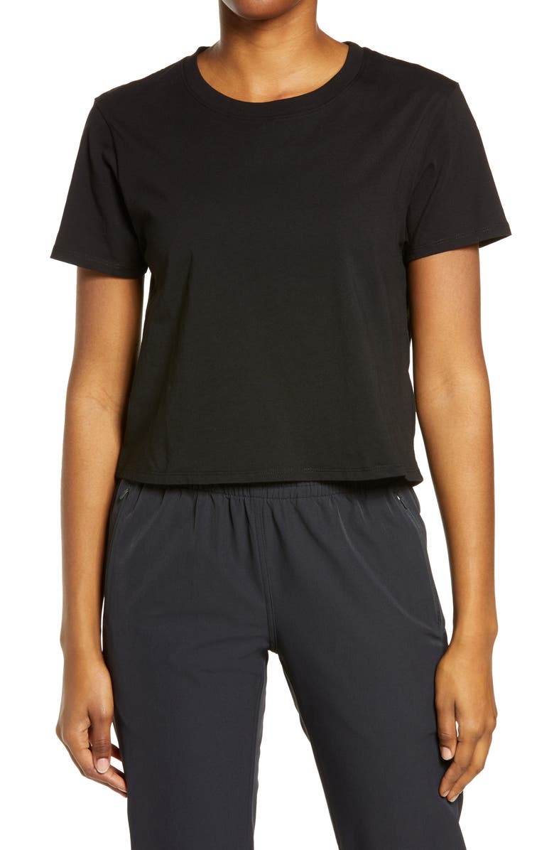 Outdoor Voices Everyday Short Sleeve Organic Cotton T-Shirt, Main, color, 