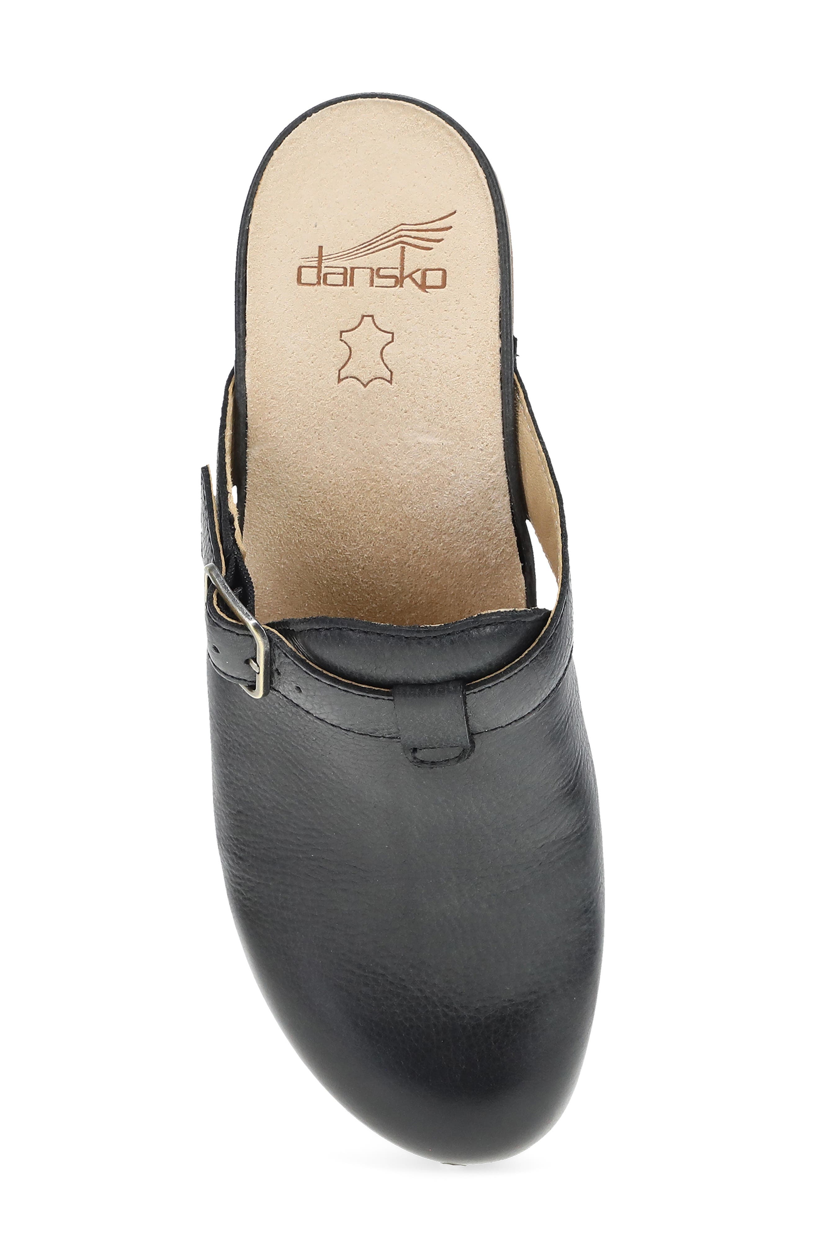 Dansko Leandra Clog, Alternate, color, Black