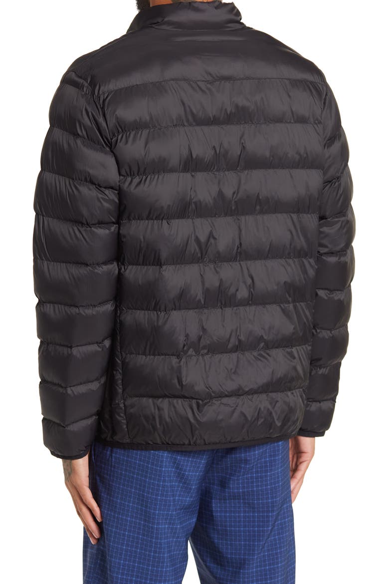 Faux Down Puffer Jacket, Alternate, color, CAVIAR