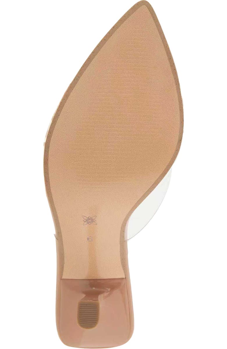 BCBGeneration Ipolo Pointed Toe Sandal, Alternate, color, Clear/ Tan
