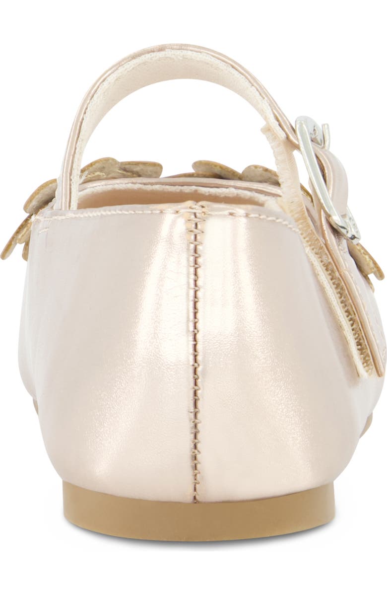 Jessica Simpson Kids' Amy Petal Mary Jane Flat, Alternate, color, Champagne