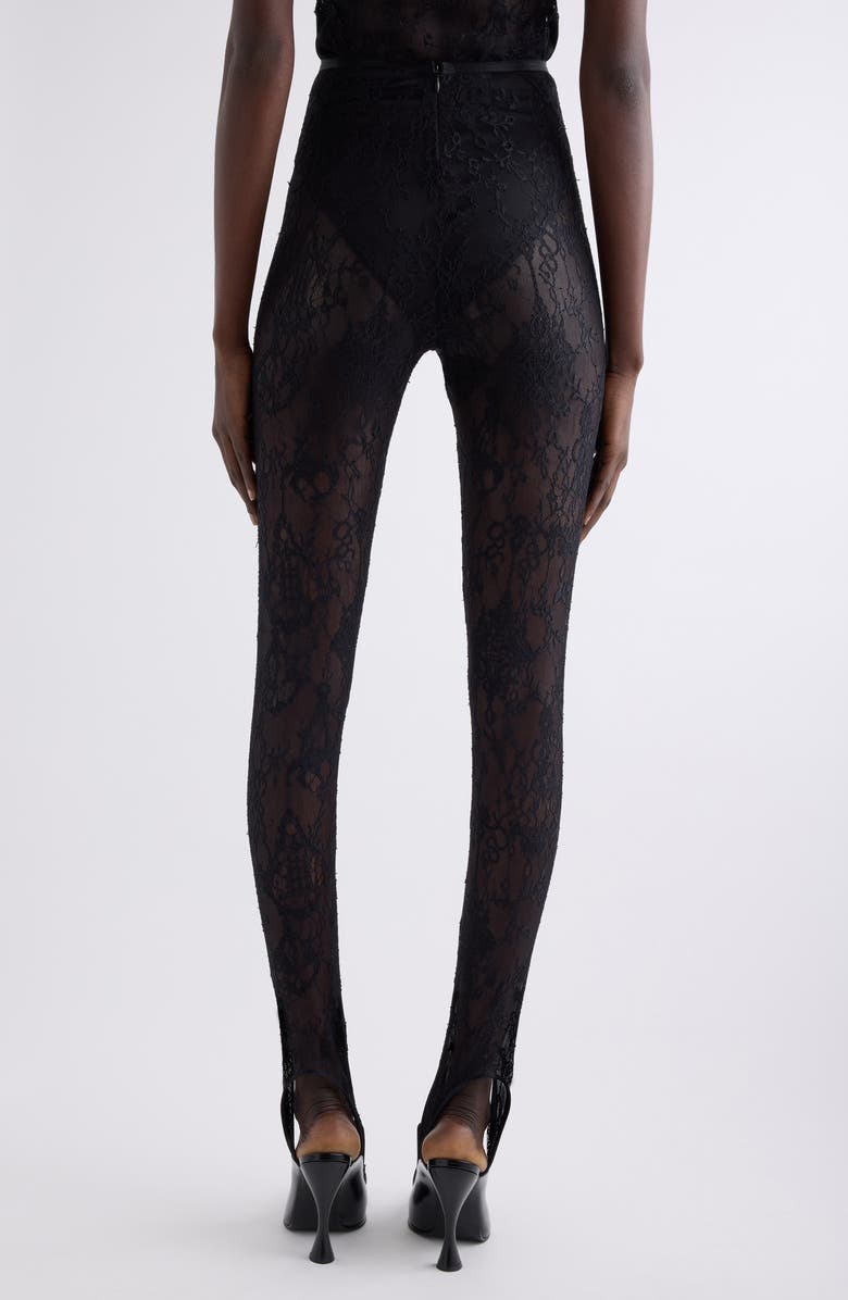 Givenchy Chandelier Stretch Lace Leggings, Alternate, color,