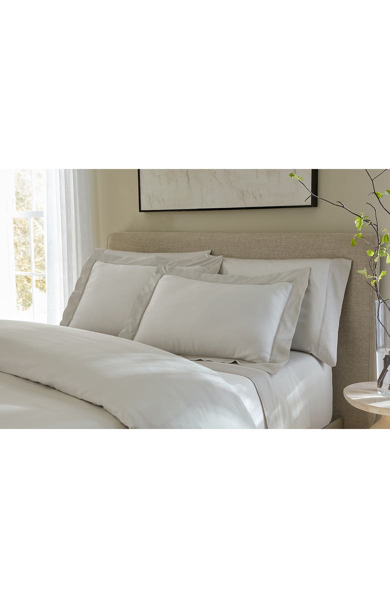 SFERRA Carlotta Sateen Pillow Sham, Alternate, color, Grey