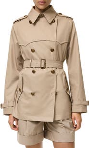 Burberry Foxfield Cotton Gabardine Trench Coat