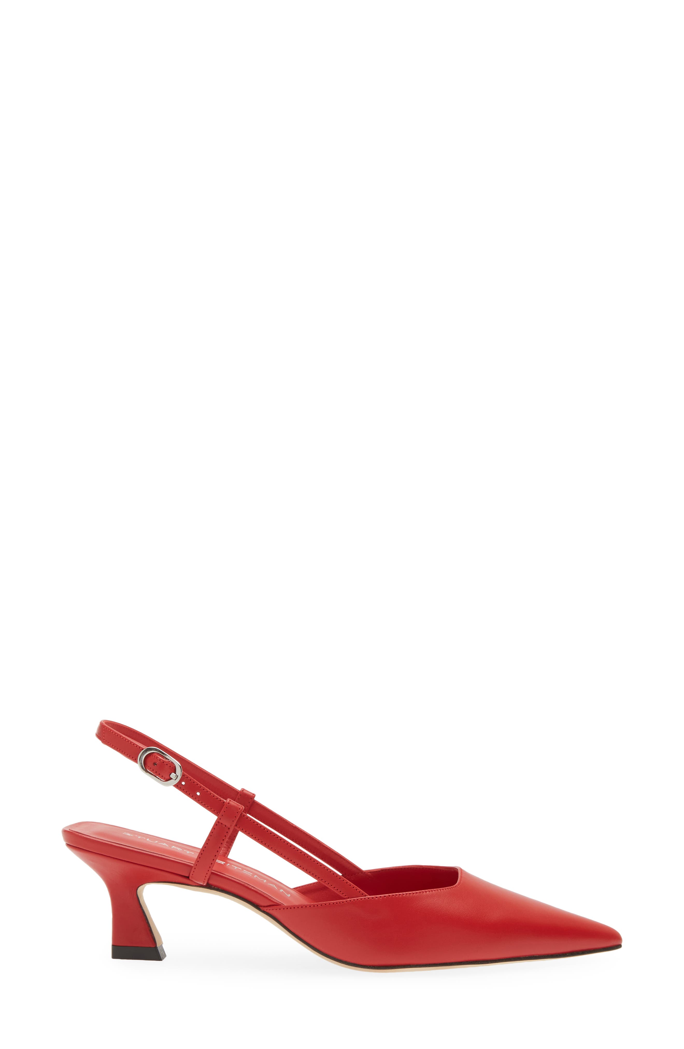 Stuart Weitzman Vinnie 50 Slingback Pump, Alternate, color, Cherry