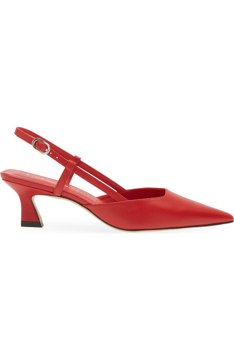 Stuart Weitzman Vinnie 50 Slingback Pump, Alternate, color, Cherry
