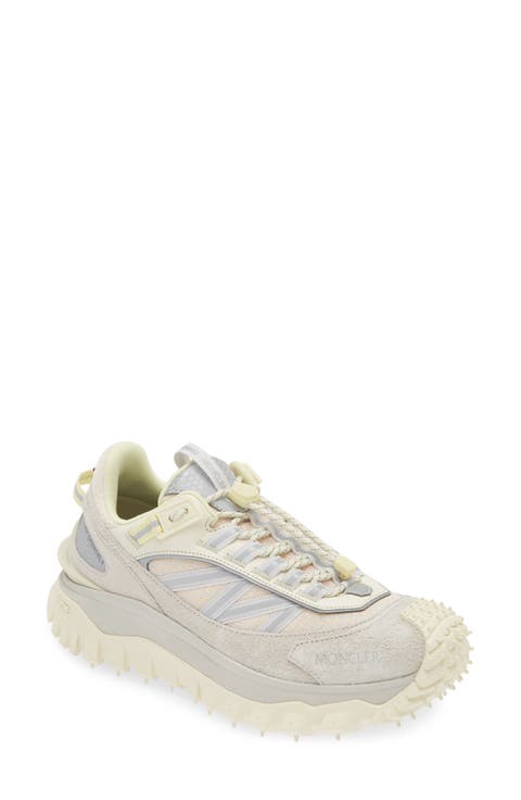 スニーカー MONCLER Women Sneakers 4M00130M5619 002 BEIGE Beige Monaco M Suede Sneakers - Sneakers for Women | Moncler US