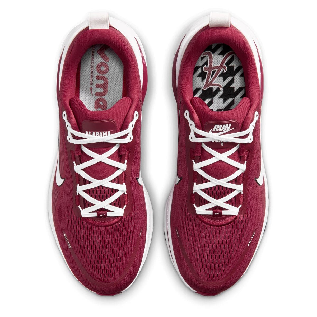 Men's Nike Alabama Crimson Tide Vomero 18 Running Shoes, Alternate, color, Crimson