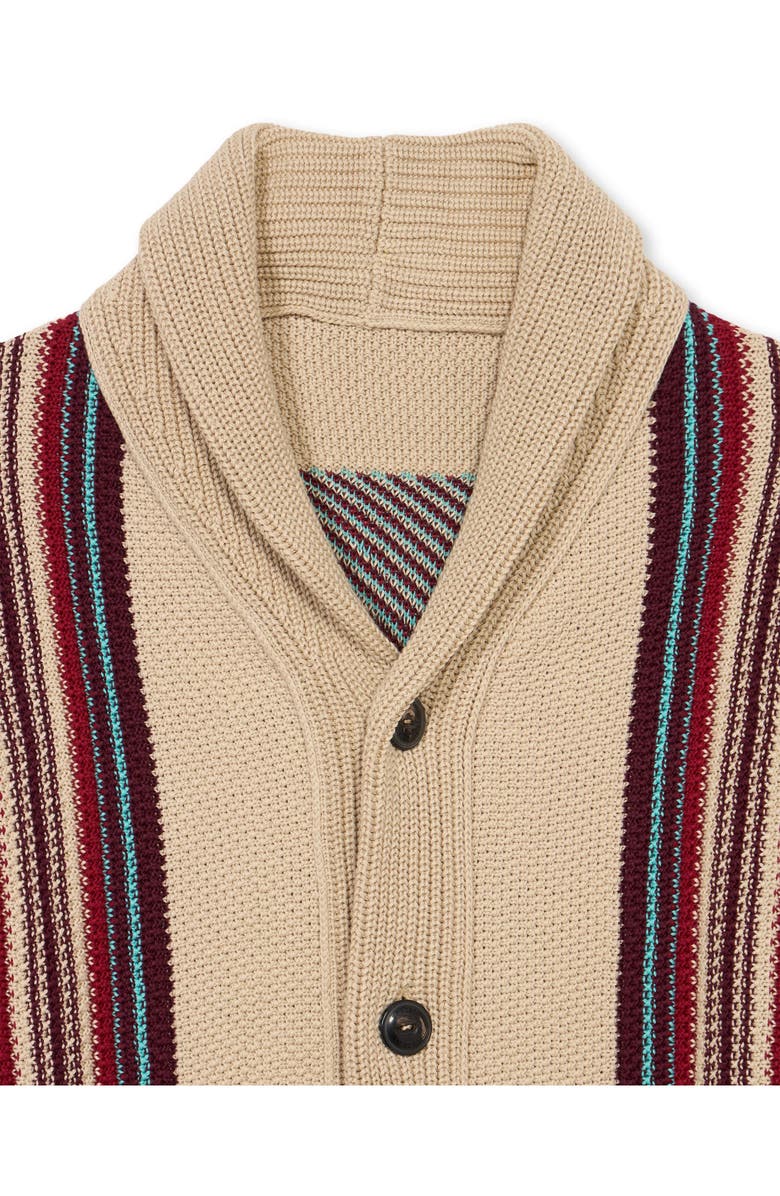 Fortela Henryc Navajo Cotton Cardigan, Alternate, color, Navajo