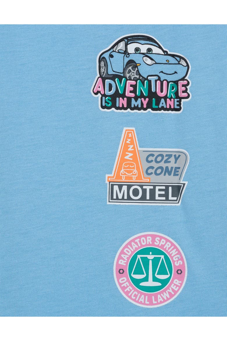 Cars Hooded One Piece, Alternate, color, Sally Light Blue