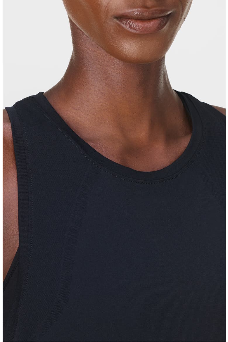 Featherweight Seamless Workout T-Shirt, Alternate, color, BLACK