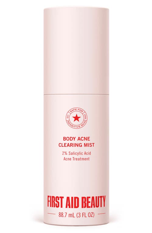 First Aid Beauty Body Acne Clearing Mist With 2% Salicylic Acid In Transparent