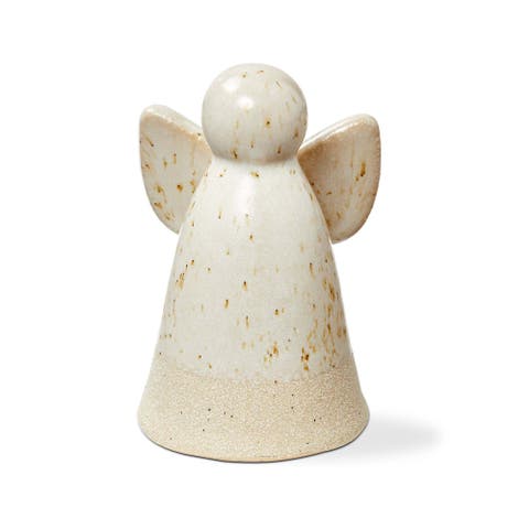 Ceramic Angel Figurine - White Holiday Decor for All Seasons