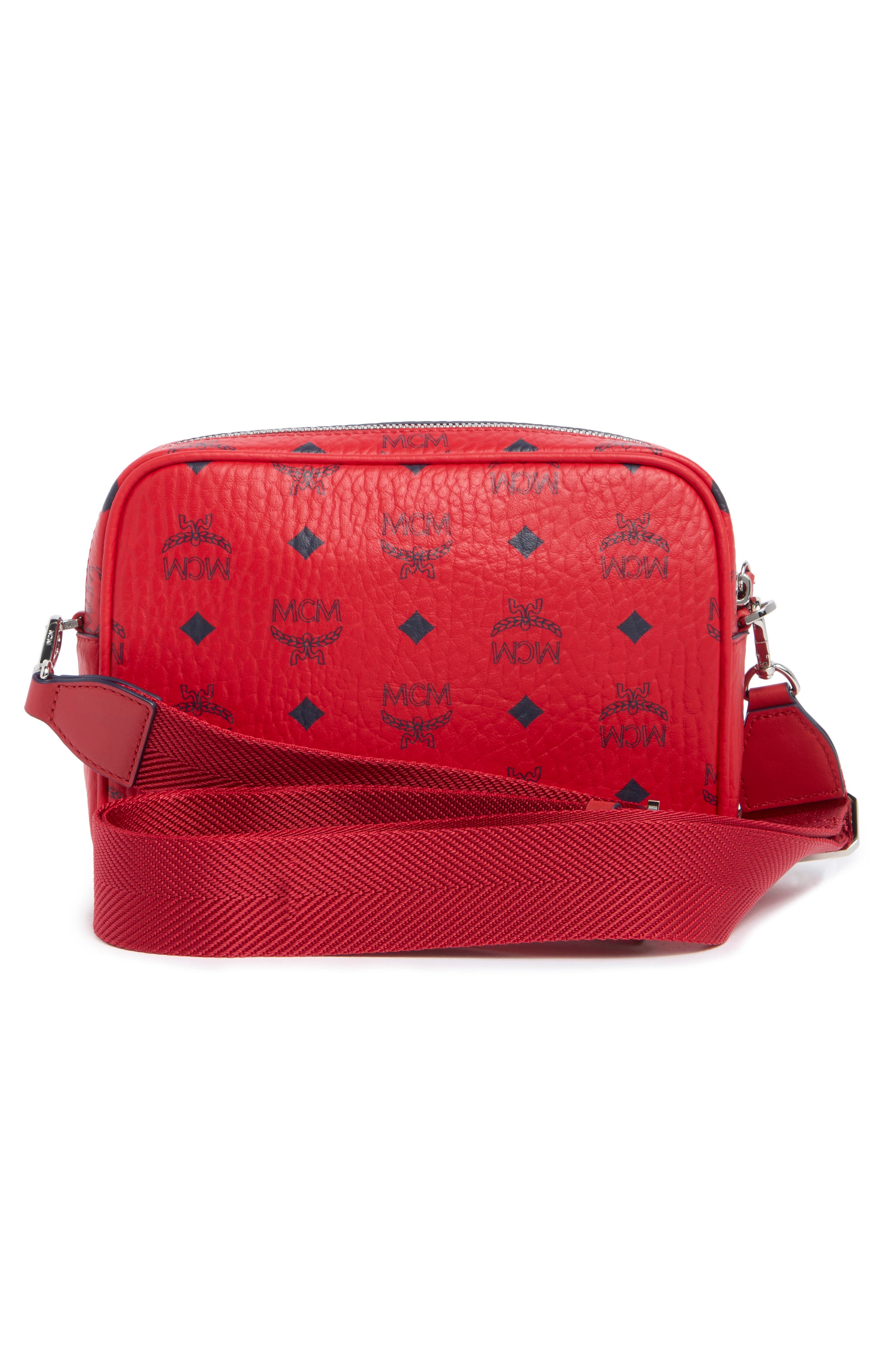 MCM Aren Visetos Camera Bag, Alternate, color, 
