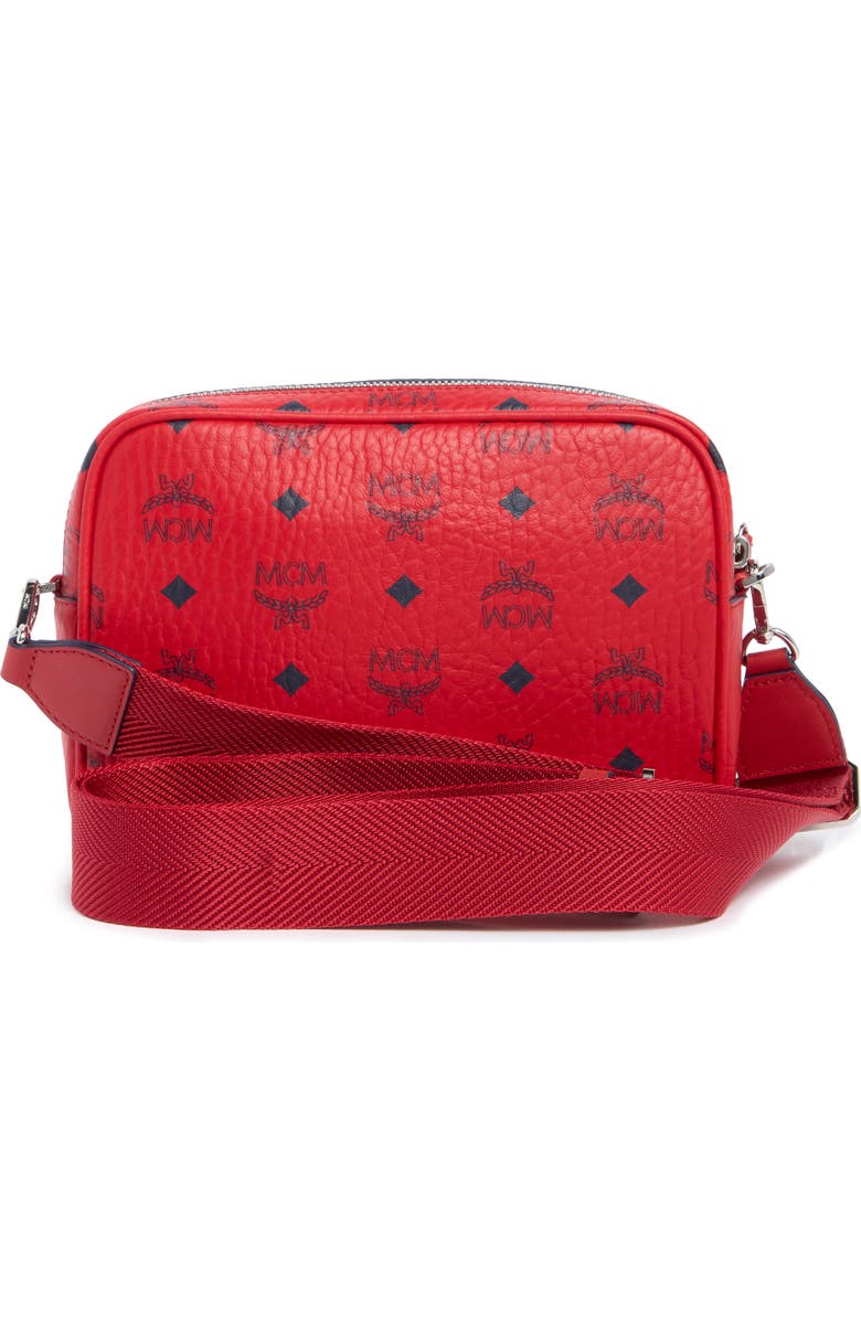 MCM Aren Visetos Camera Bag, Alternate, color,