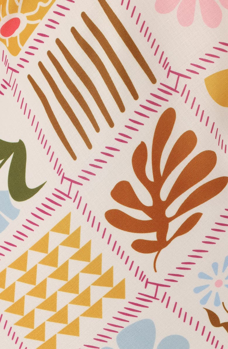 Petal & Pup Darlene Maxi Slipdress, Alternate, color, White Multi