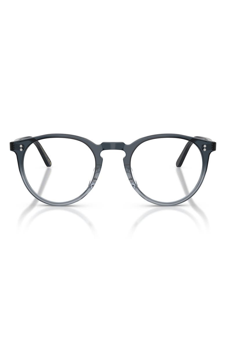 Oliver Peoples O'Malley 47mm Round Optical Glasses, Main, color, Twilight Gradient/ Demo Lens