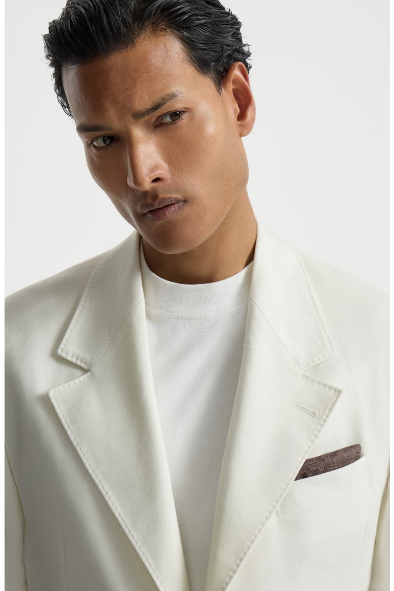 Silk pocket square, Alternate, color, Brown